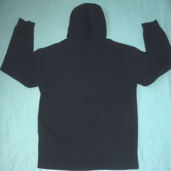 VOLCOM zip up hoodie, front pockets long sleeve dark navy blue size L - Picture 3 of 9